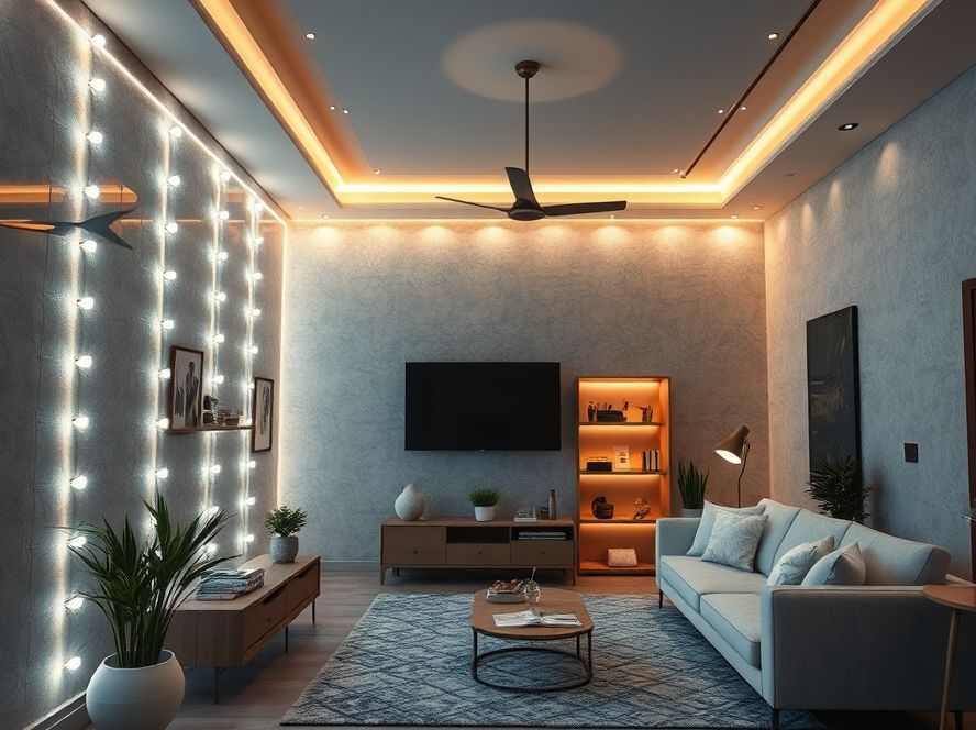 Perfis de LED para sancas: instalação fácil e elegante