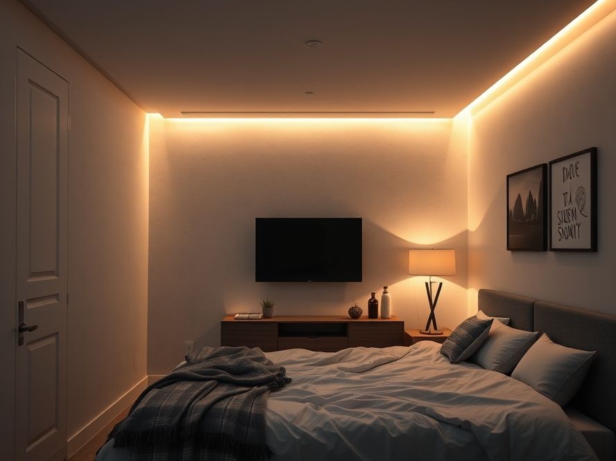 Perfis de LED slim para molduras e sancas: guia completo