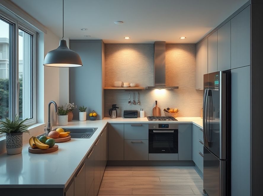 Fita de LED na cozinha: iluminação prática e moderna