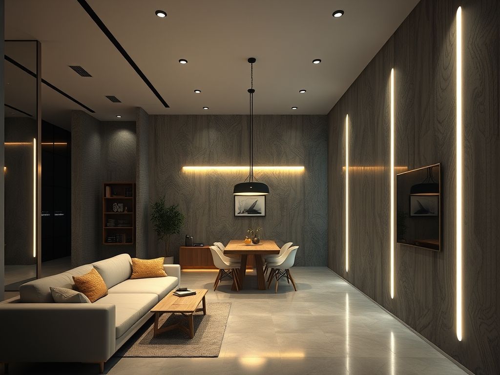 Fitas de LED em sancas: truque de designers de interiores