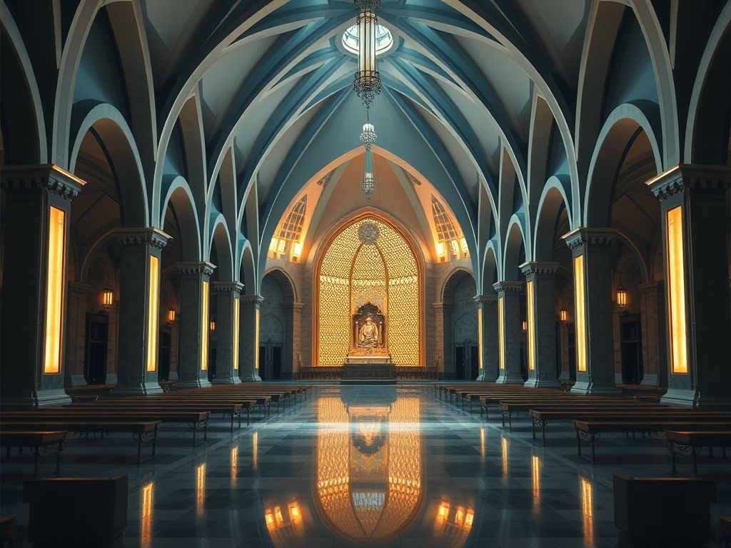 Iluminação de espaços religiosos contemporâneos