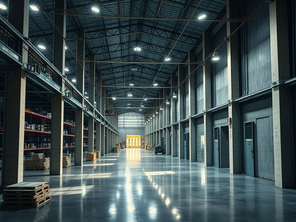 Iluminação de galpões industriais: soluções para construtoras