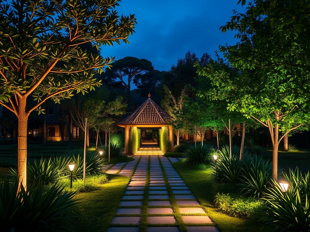 Iluminação de jardins: tendências para arquitetos paisagistas