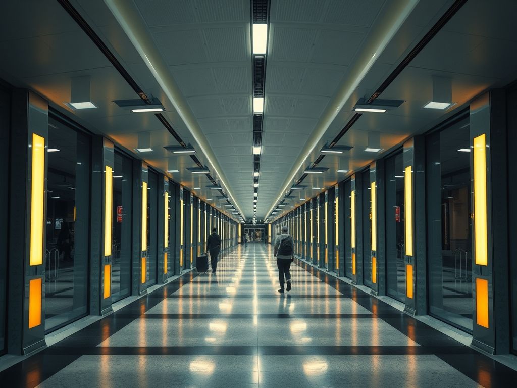 Iluminação de passarelas e corredores públicos: soluções para engenheiros