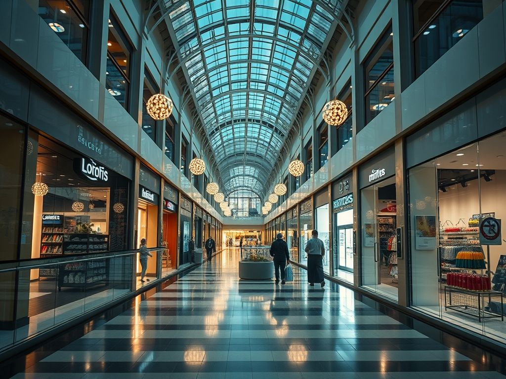 Iluminação de shoppings noturnos: guia arquitetônico