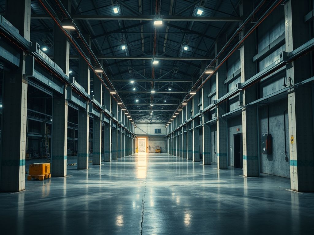 Iluminação industrial de alta performance para engenheiros