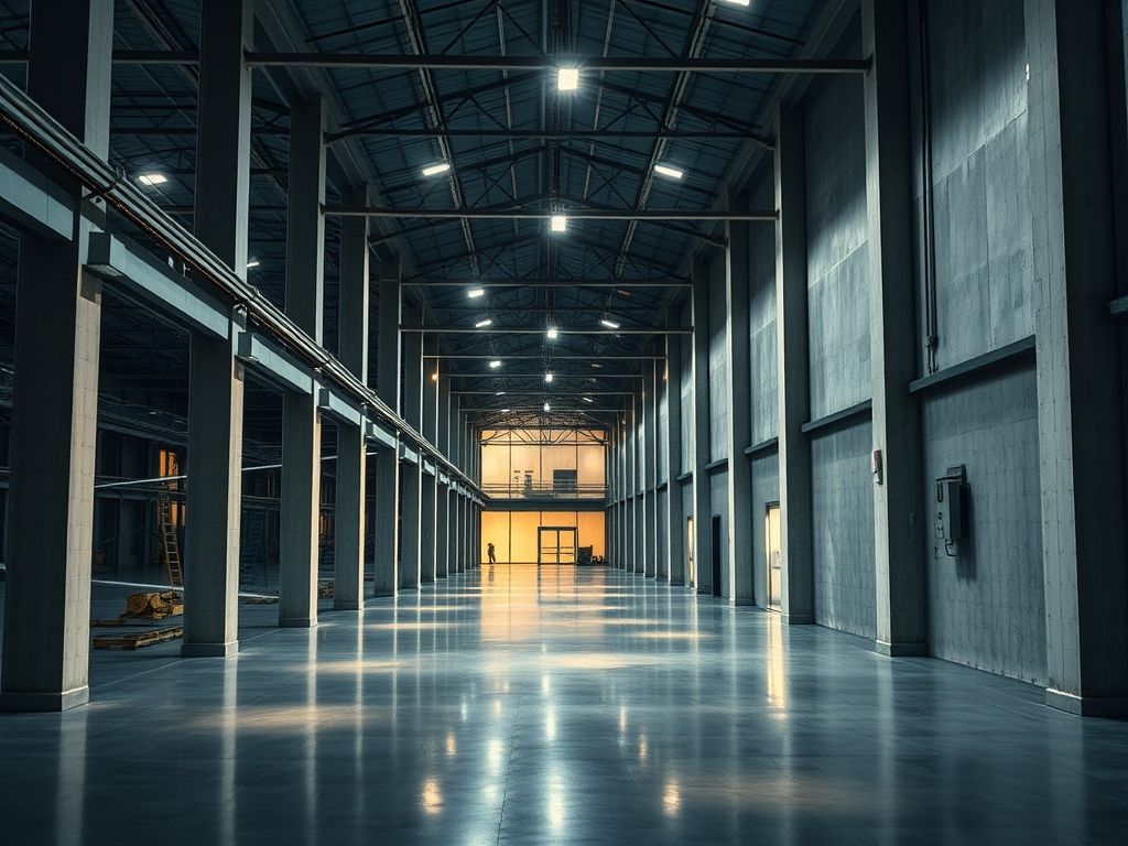 Iluminação industrial LED: economia para construtoras