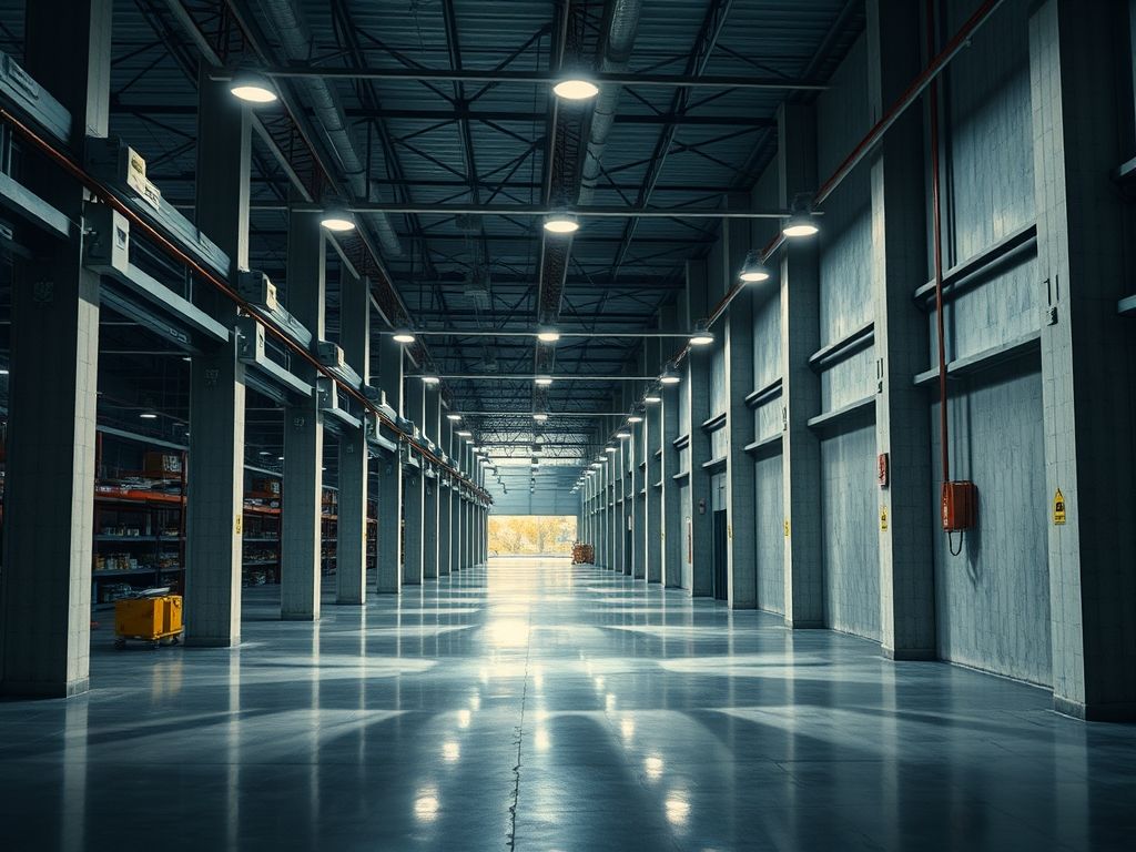 Iluminação industrial: pontos que construtoras devem considerar