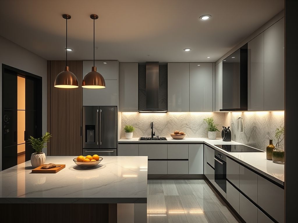 Iluminação técnica para cozinhas residenciais