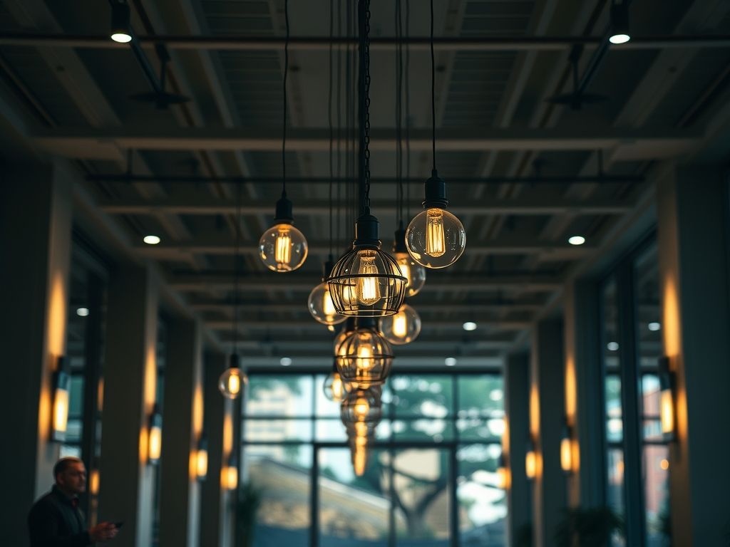 Luminárias pendentes em ambientes rústicos sofisticados