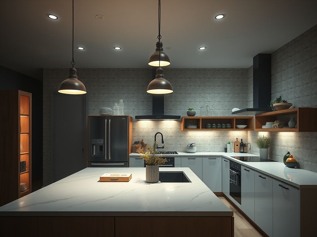 Luminárias técnicas para cozinhas profissionais