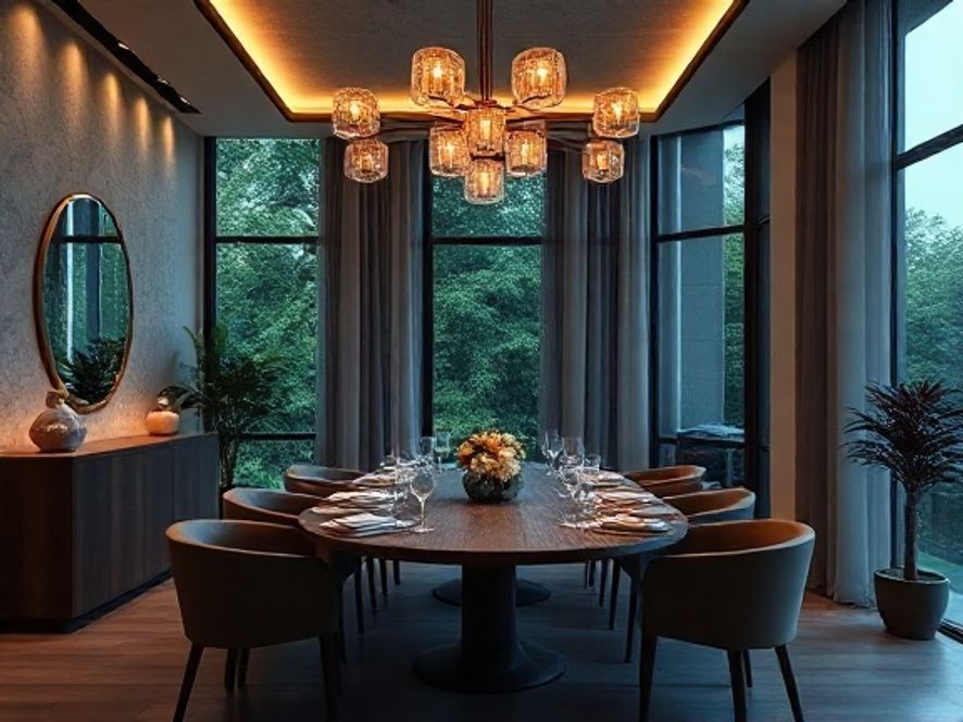 Lustres com design escandinavo para sala de jantar