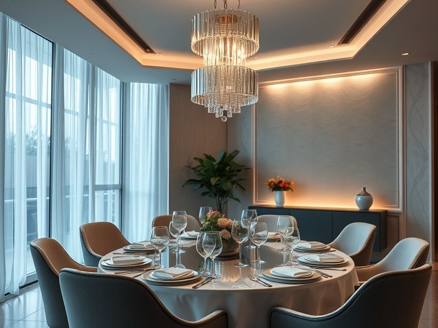 Lustres de cristal modernos: beleza e sofisticação
