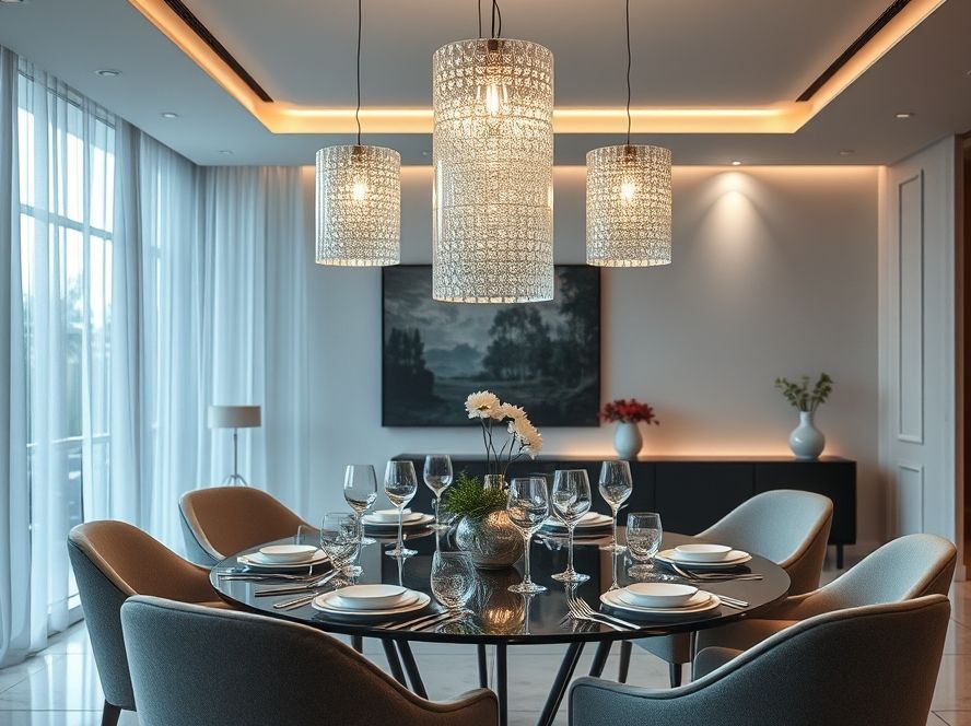 Lustres de cristal: sofisticação e design moderno