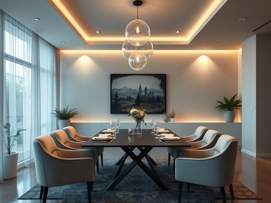 Lustres de teto modernos para sala de jantar