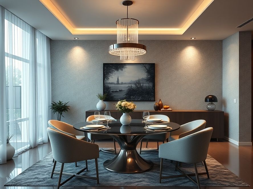 Lustres em cobre: tendência moderna para sala de jantar
