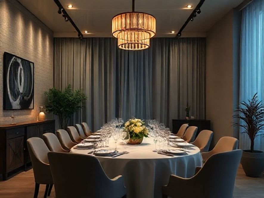 Lustres LED: iluminação eficiente para sala de jantar