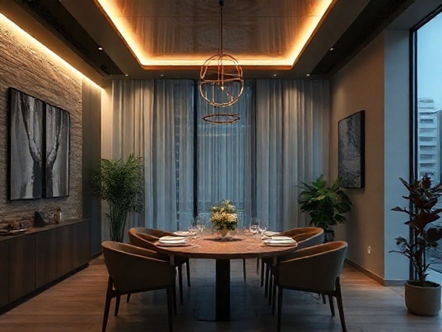 Lustres LED modernos para salas compactas