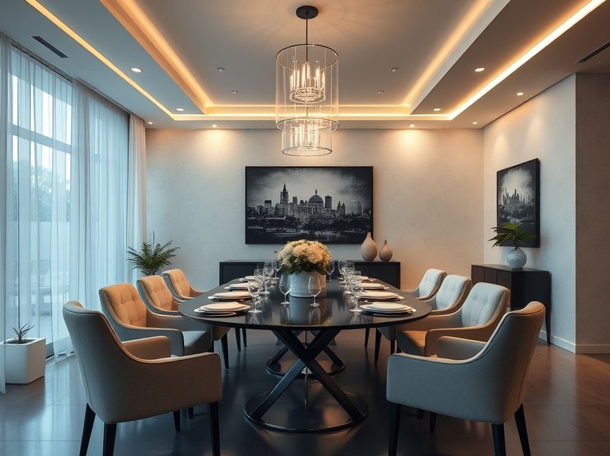 Lustres LED para sala de jantar: vantagens e modelos