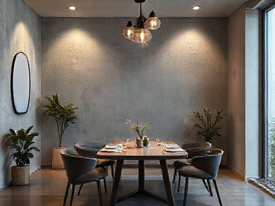 Lustres minimalistas para salas de jantar pequenas