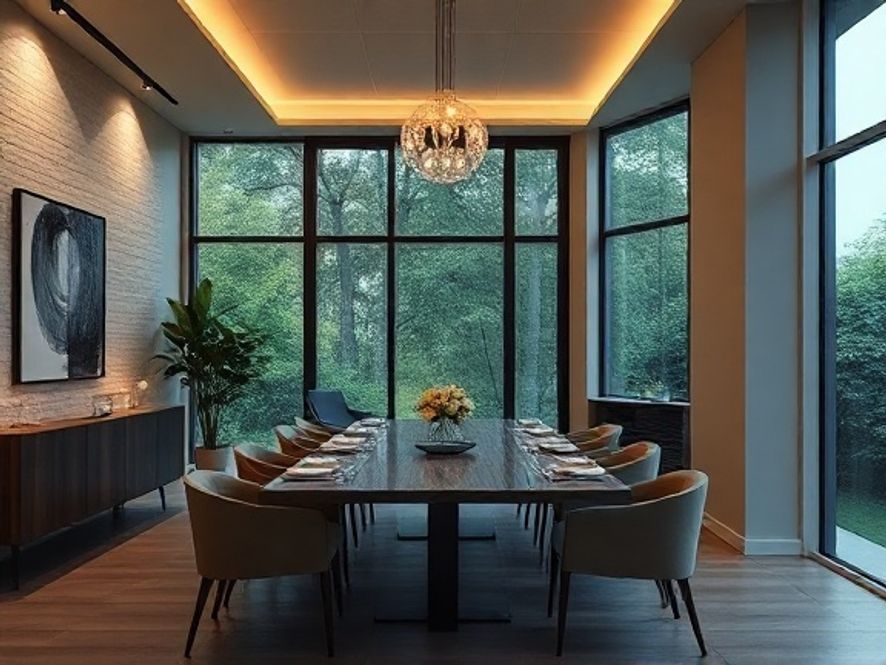 Lustres modernos para decoração de sala de jantar