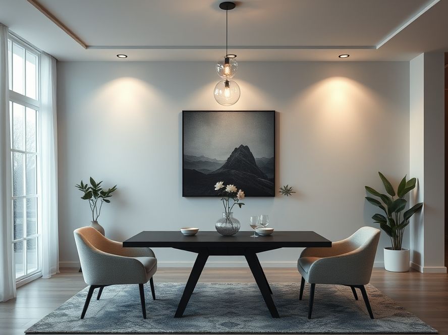 Lustres triplo para decoração minimalista