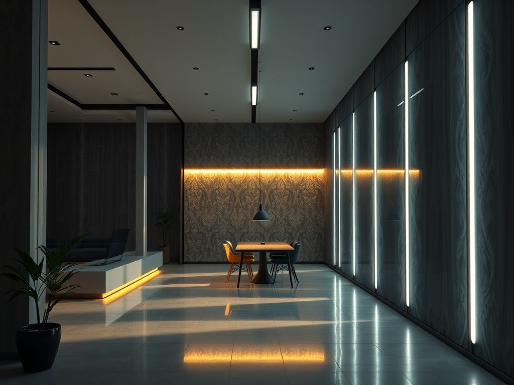 Perfis de LED slim: iluminação discreta em projetos arquitetônicos