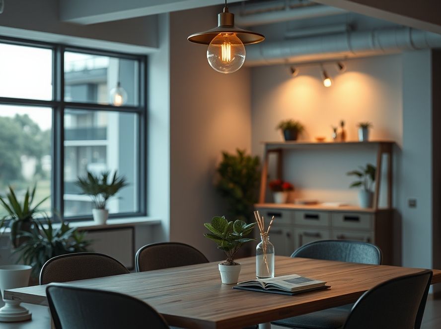 Spot de embutir para iluminação de mesa de trabalho