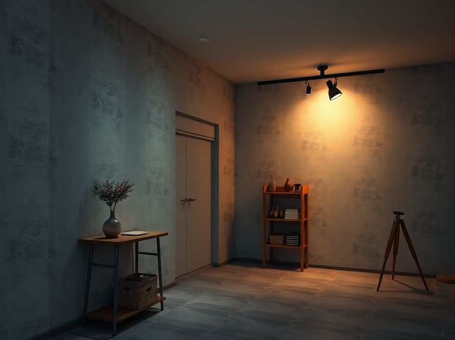 Spot para trilho direcionável para obras de arte