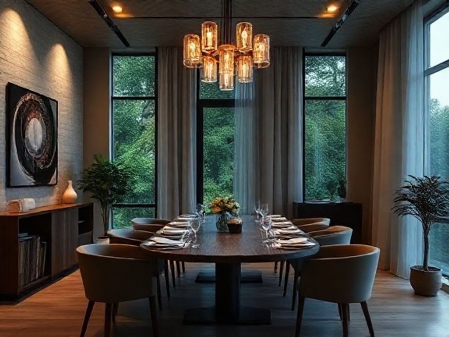 Top modelos de lustres LED para sala de jantar